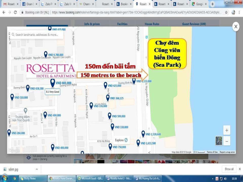 Rosetta Beach Hotel & Apartment Da Nang Exterior photo